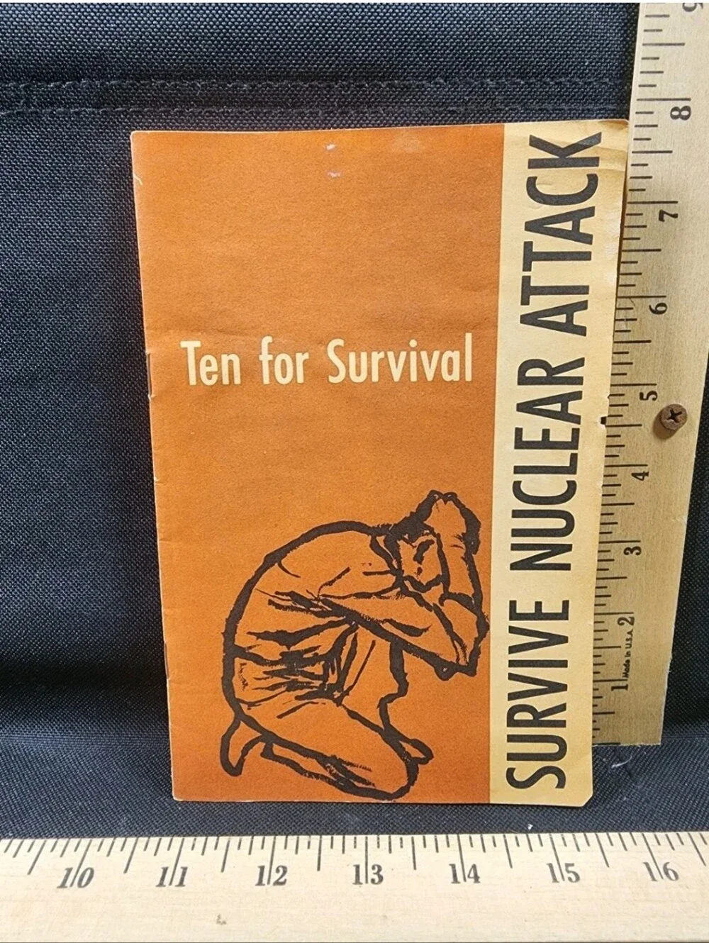 Antique Survive Nuclear Attack Ten For Survival Office of Civil Defense Booklet